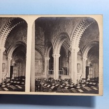 Durham Stereoview 3D C1910 Real Photo Northumberland Cathedral Postcard Format