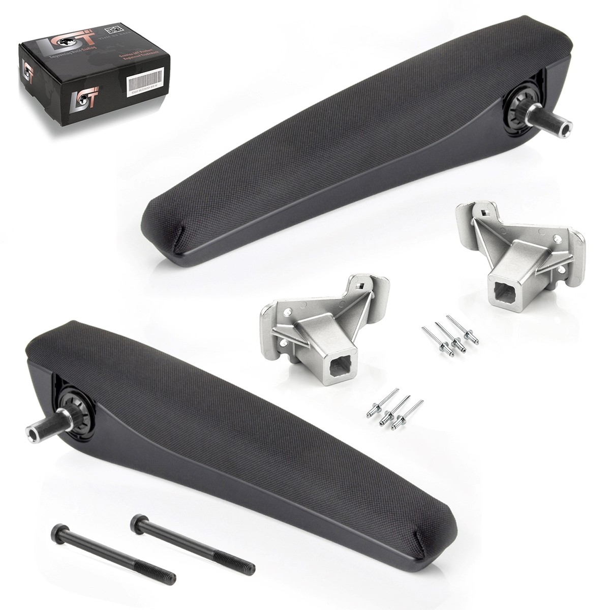 2X Armrest Fabric + Screw + Adapter For Mercedes-Benz Sprinter VS30 B907 B910