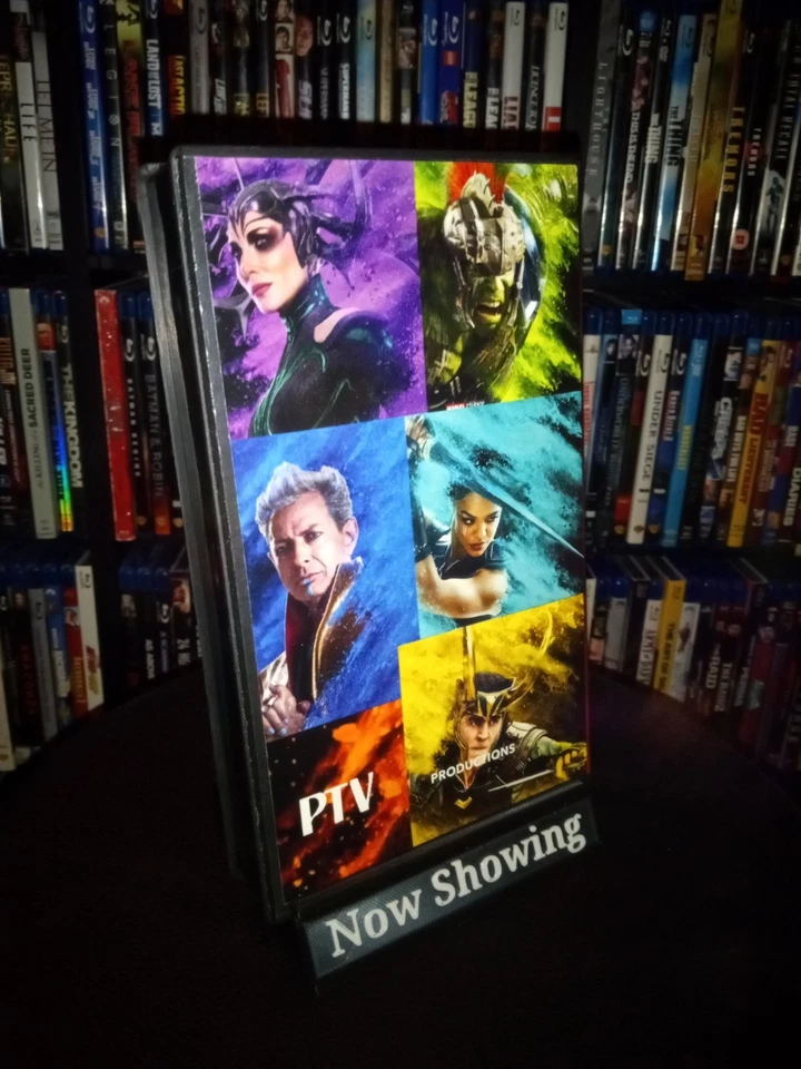 Thor Ragnarok Custom VHS Clamshell PTV OOP RARE HTF Marvel Hulk MCU - Image 2 of 4