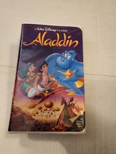 Aladdin VHS Walt Disney Black Diamond Edition