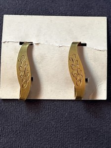 Vintage Gold Tone Lingerie Clips