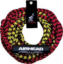 Airhead 2 Section Tow Rope, 1-2 Rider Towable Tubes, 60-Feet, 2,375 Break Streng