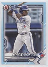 2021 Bowman Draft Sky Blue 284/499 Miguel Hiraldo #BD-98 11pj