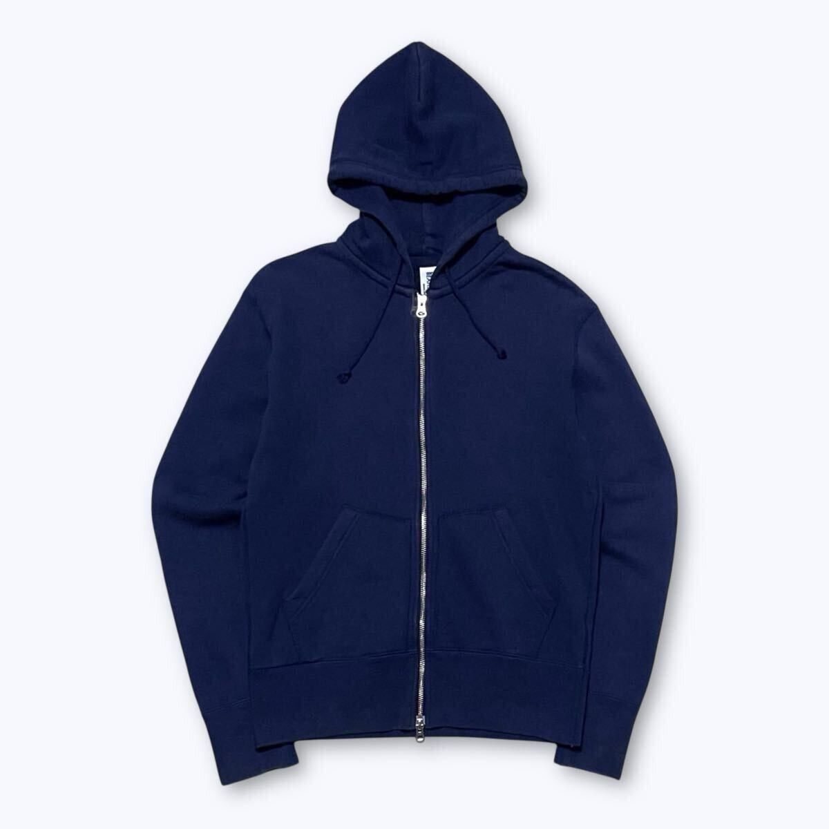 Loopwheeler LOOPWHEELER Full Zip Sweat Parka Navy… - image 3