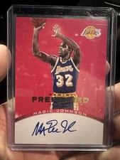 Magic Johnson Auto 14/25 2012-13 Panini Preferred #175 Lakers HOF