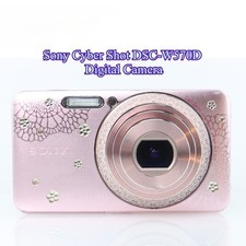 Sony Cyber Shot DSC-W570D Digital Camera 16.1 MP 5x Optical Zoom AF Lock Pink
