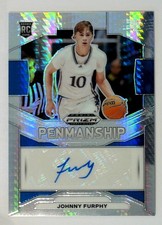 2024-25 Panini Prizm Penmanship Rookie RC AUTO #P-JFP Johnny Furphy Pacers
