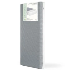 Dream On Me Pure Zen 2-in-1 Crib Toddler Bed Mattress Greenguard Gold JPMA