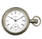 Antique Elgin 18s Pocket Watch swing out silveroid case