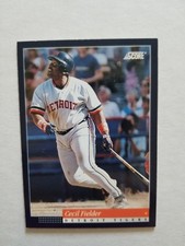 1994 Score #393 Cecil Fielder Detroit Tigers