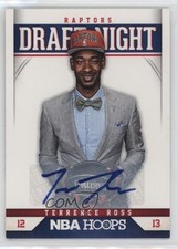 2012-13 NBA Hoops Draft Night Auto Terrence Ross #8 Auto 1l3q
