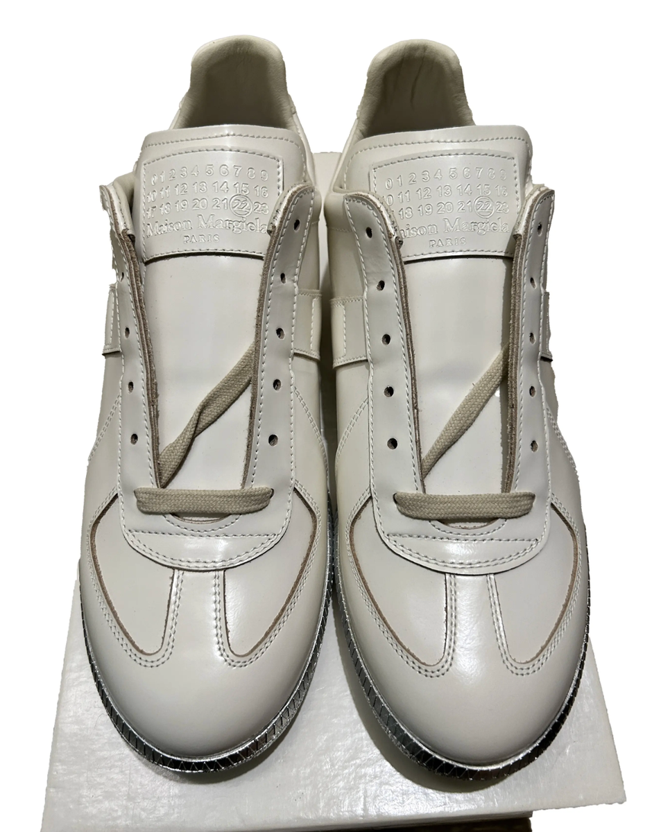 MAISON MARGIELA 22 Replica low silver sole sneakers size EU 
