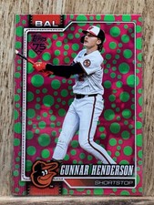 2025-26 Topps - Gunnar Henderson #46 Pink / Green Dots - Baltimore Orioles