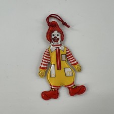 Vintage 1982 Ronald McDonald Hanging Ornament USED