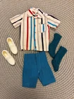 Vintage Barbie Ken Clone Outfit Shirt Shorts Socks Shoes