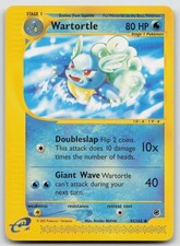 Wartortle 92/165 Uncommon Expedition Base Set Pokemon NM