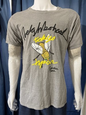Cactus Jack Travis Scott / The Neighborhood Short Sleeve Shirt Size Large Grey