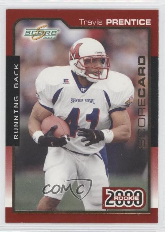 2000 Score 2000 Rookie Scorecard 997/2000 Travis Prentice #298 Rookie RC 0b5