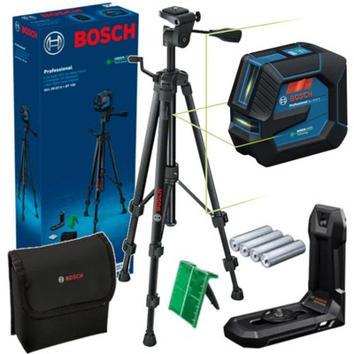 Bosch Linienlaser PRO GLL 20-22 G grün + 4x1,5 V-LR6-Batterie +Stativ 0601065601