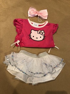 Build A Bear  Hello Kitty  Outfit / Top, Skirt, Bow