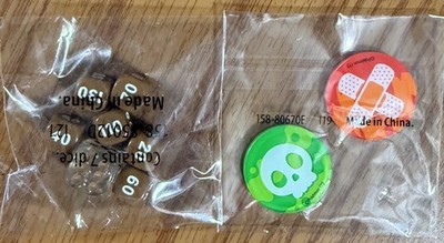 Pokémon TCG Brilliant Stars (1 set of Dice & Counters)