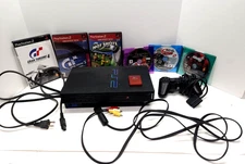 Sony PlayStation 2 Fat Console Bundle Tested Backwards Compatible PS2 SCPH-39001