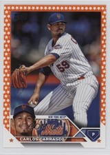 2023 Topps Complete Set Fanatics Exclusive Orange Star /99 Carlos Carrasco 0c4