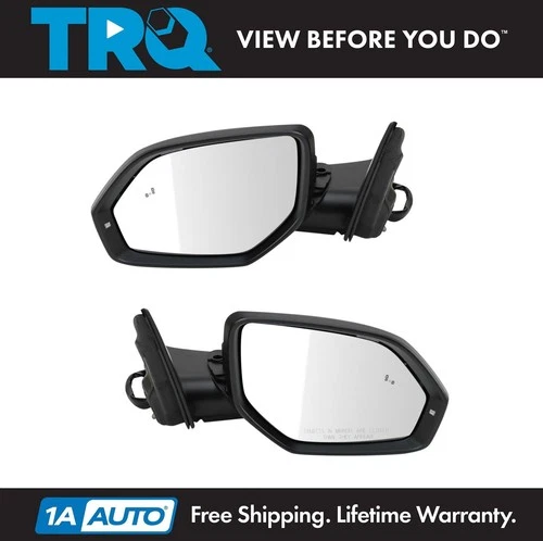 TRQ Mirror Set Fits 2018 Volkswagen Atlas