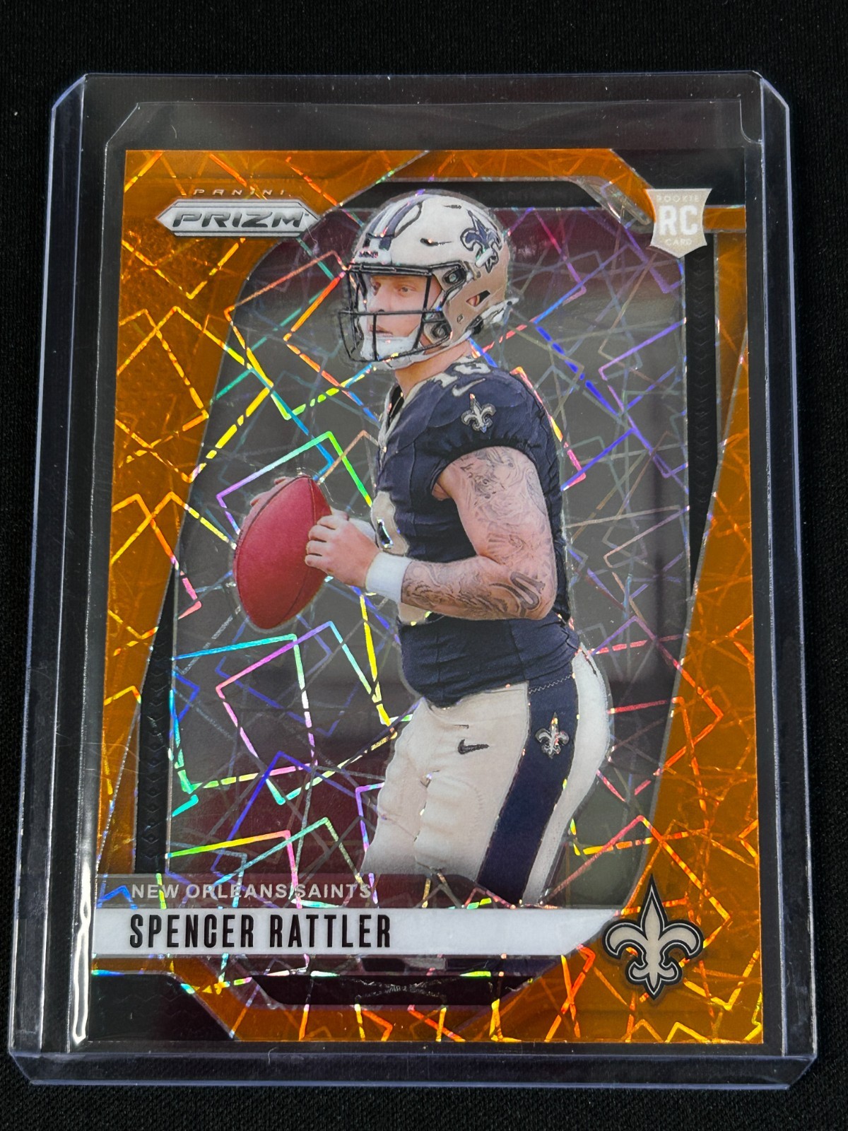 2024 Panini Prizm - Rookies Spencer Rattler #388 Lazer Prizm (RC)