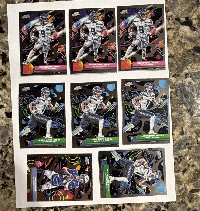 Panini Chronicles 2023 Seattle Seahawks 8-Card Lot Walker III Smith-Njigba