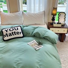  Pure Cotton Duvet Cover Solid Color Comforter Cover Single Double King Size