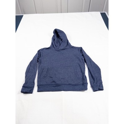 Threads 4 Thought Hoodie Kids Size 8 Organic Blue Pullover Long Sleeve Casual
