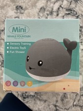 Mini Whale Fountain Happy Bath Game Sensory Training Water Toys for Toddlers