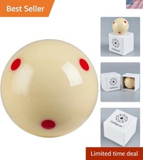 Pro-Cup Regulation 2-1/4" Training Cue Ball - Poly-Resin with Red Dots