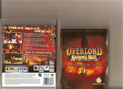 OVERLORD RAISING HELL PLAYSTATION 3 PS 3