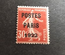 France N° Pré 32 * MLH - C. 750,00 E - Signé Brun Et Calves - Rare En Luxe