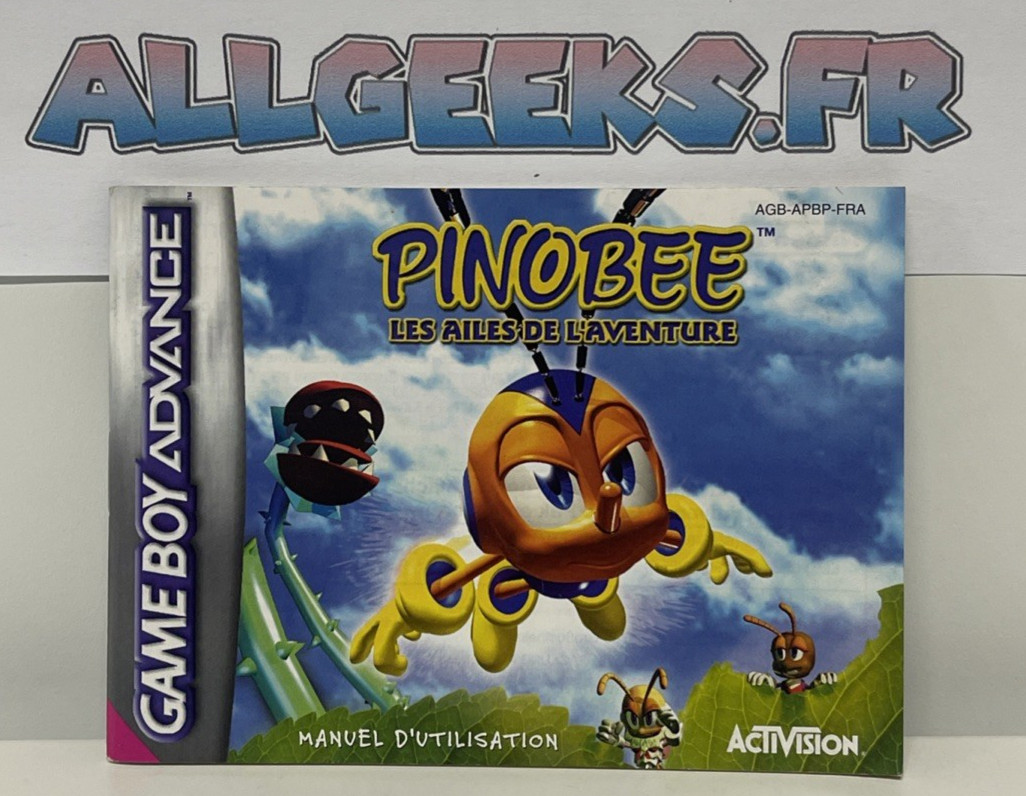 NOTICE GAME BOY ADVANCE PINOBEE LES AILES DE L'AVENTURE - AGP-APBP-FRA