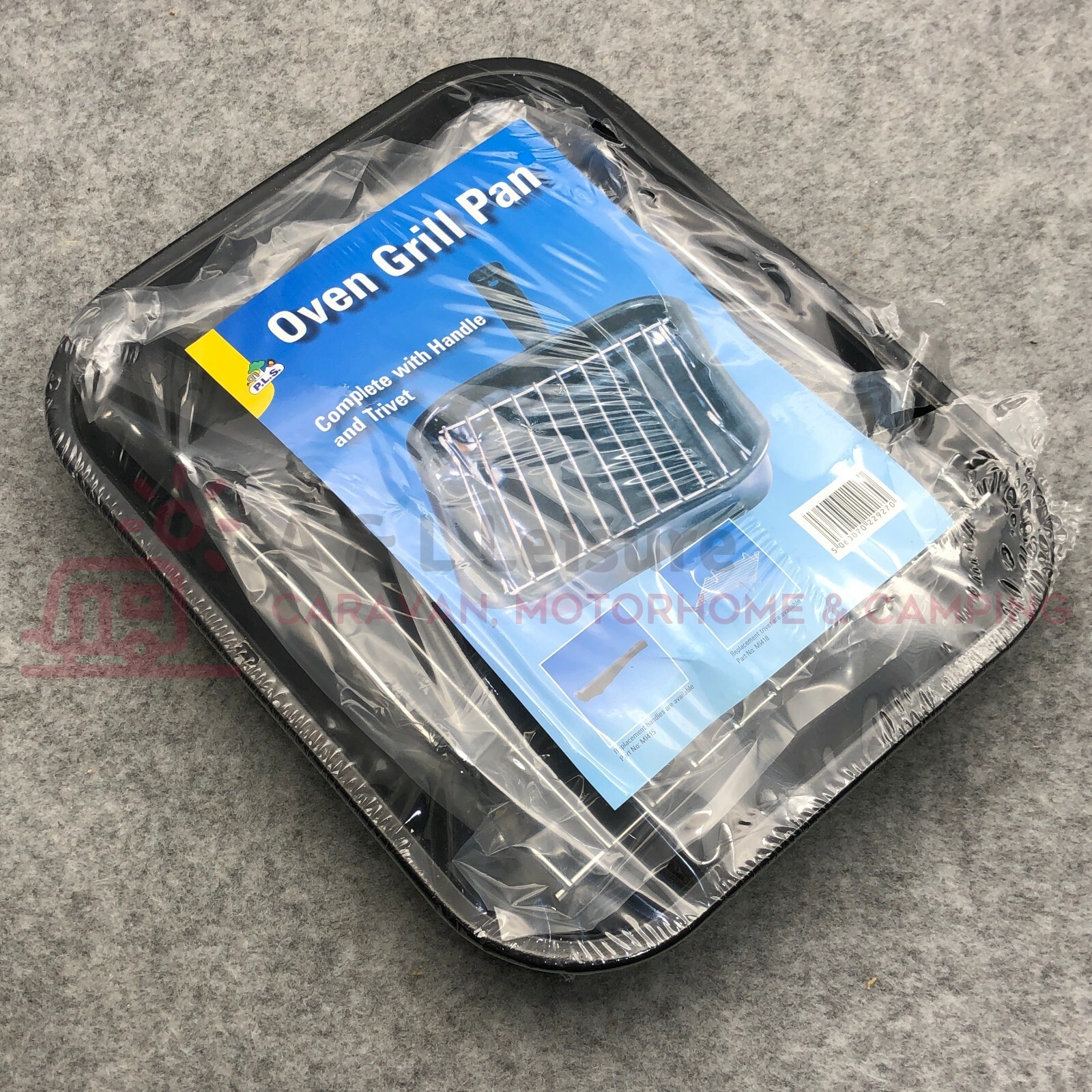 Caravan Grill Pan 225x275x30mm Small GRILL PAN & HANDLE Spinflo