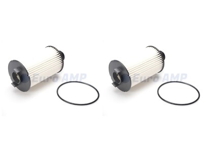 Jaguar XJ XF XE XK F-Type F-Pace (2) Engine Oil Filters 3.0L V6 5.0L V8 C2D3670
