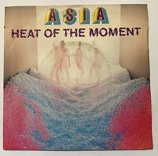 ASIA - Heat of the moment - VINYL 7" 45 ITALY 1982 Nuovo