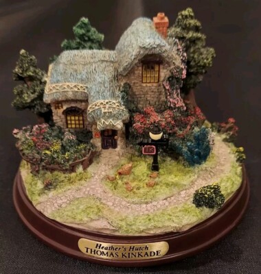 Thomas Kinkade ''Heather's Hutch'' Lighted Cottage Collection 