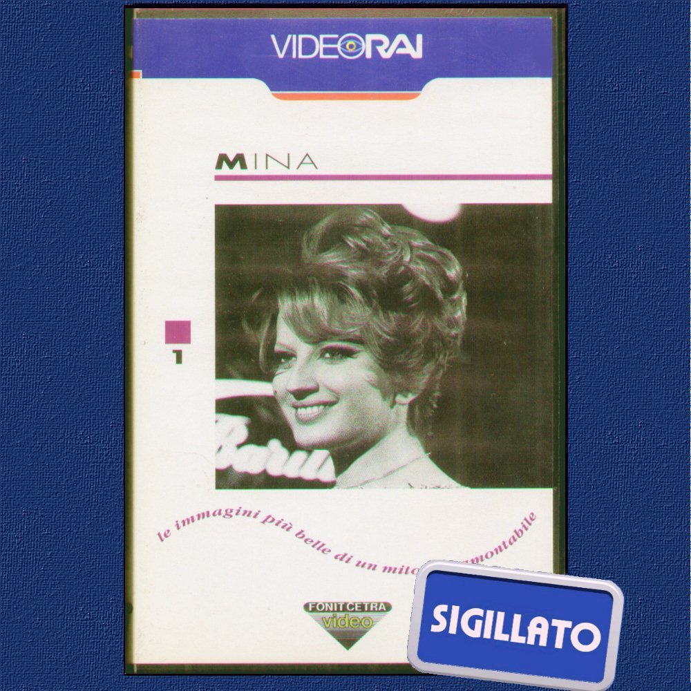 MINA"LE IMMAGINI DI UN MITO INTRAMONTABILE VOL.1" VHS SIGILLATO VIDEORAI