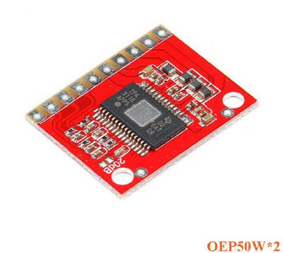2 pcs OEP50W*2 Mini Digital Amplifier Board Module 50Wx2 Super TDA7498 TPA3116D2