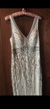 BHLDN Sue Wong Beaded Dress Size 12 14 Curvy flattering gorgeous vintage style