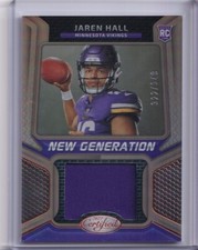 2023 Certified #NGJM-34  JAREN HALL - New Generation jersey Mirror Bronze / 349