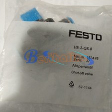 One New FESTO HE-3-QS-8 153476 globe valve