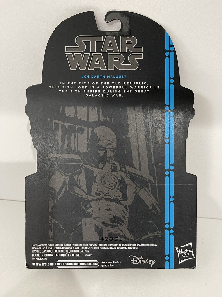 Star Wars Black Series - Darth Malgus #04 - 3.75&quot; Action Figure 