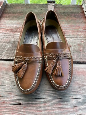 Brown Leather Tassel Loafers By Johnston & Murphy Men’s size 8 1/2 Men main image 4