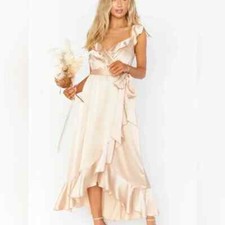 Show Me Your Mumu Samantha Ruffle Wrap Dress