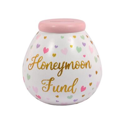 Pot of Dreams Keramik Spardose Break To Open Pot Honeymoon Fund Herzen Geschenk 
